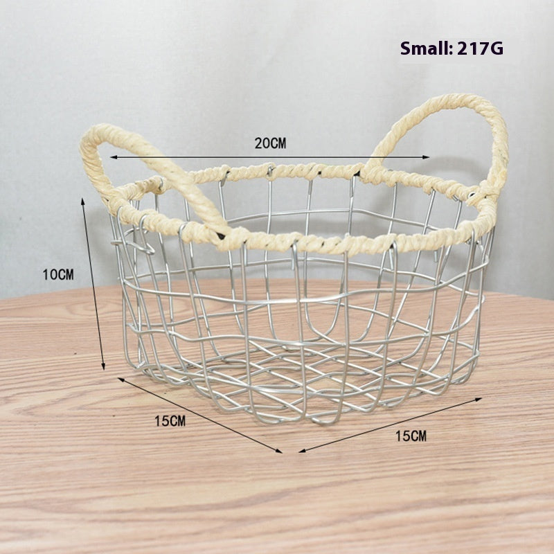 Personality Wire Woven Storage Basket