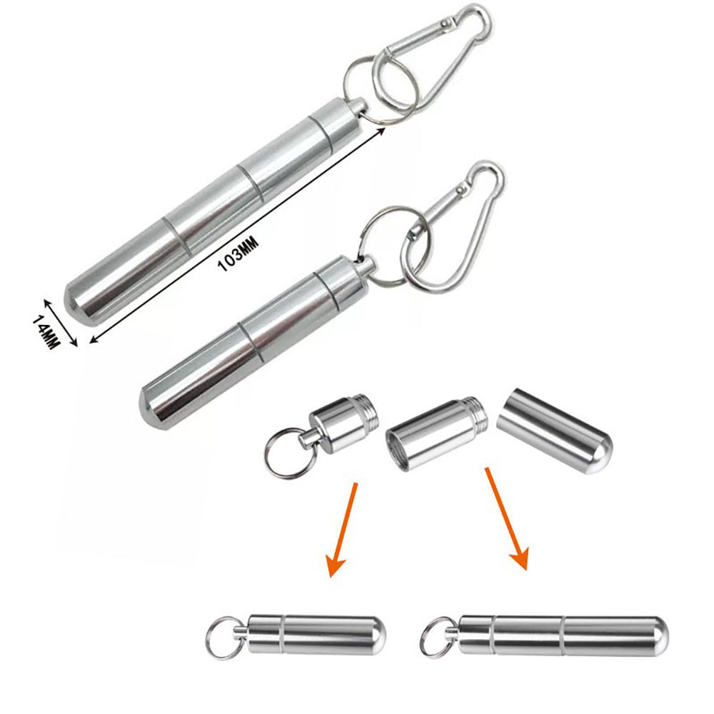 Portable Waterproof Sealed Metal Medicine Box