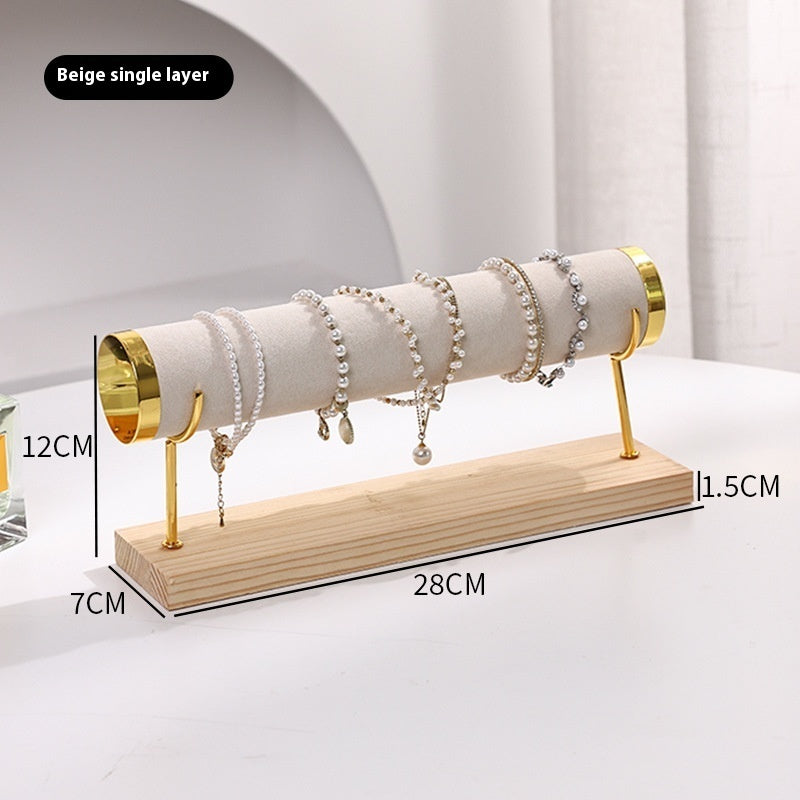 Metal Flannel Ladder Multilayer Jewelry Display Stand Ornaments