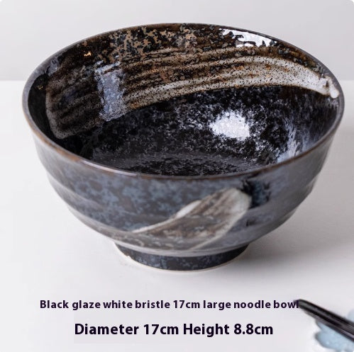 Ceramic Household Lamian Noodles Bowl Antique Tableware Imported From Japan