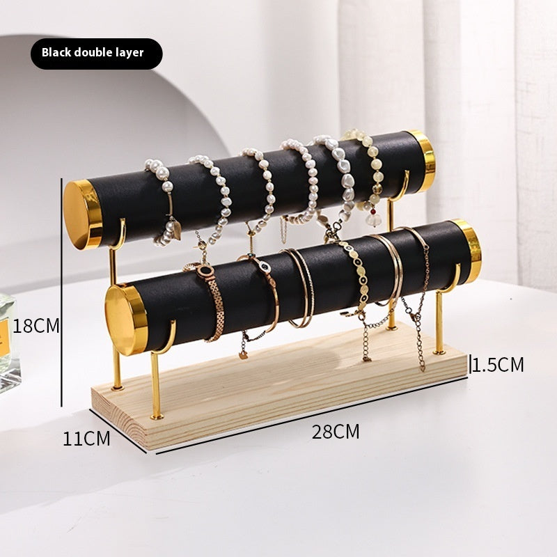 Metal Flannel Ladder Multilayer Jewelry Display Stand Ornaments