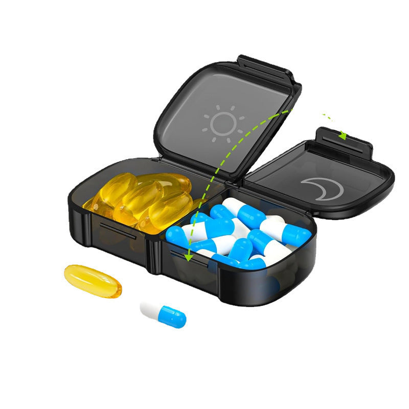 Portable Plastic Small Medicine Box A Week
