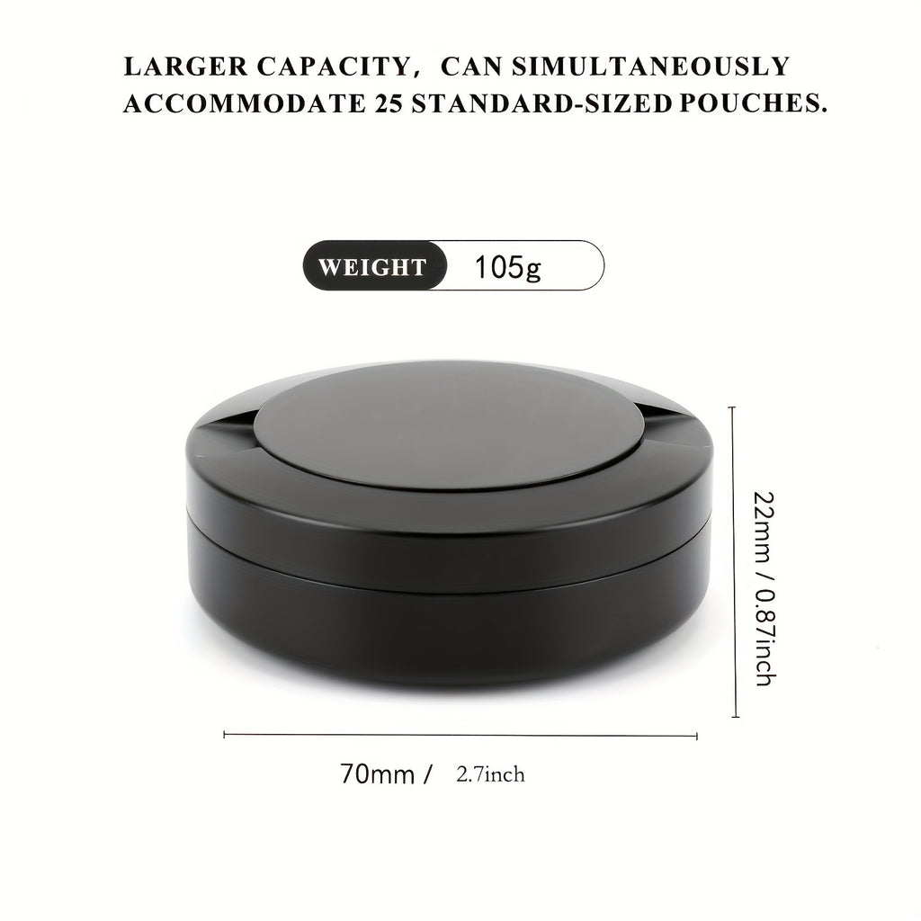 Double-layer Snuff Box Aluminum Alloy Material Cnc Processing With Buckle Hand