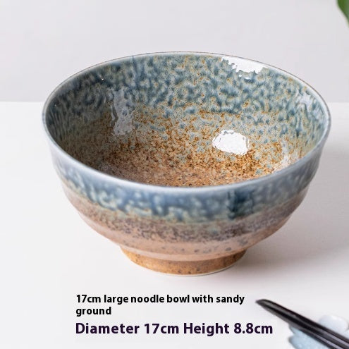 Ceramic Household Lamian Noodles Bowl Antique Tableware Imported From Japan