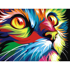 Animal Diamond Painting Lion Tiger Cat Dog Complete Cross  Kit