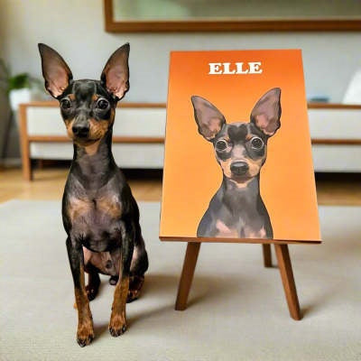 Living Room Decorative Painting Painted Solid Wood Frameless