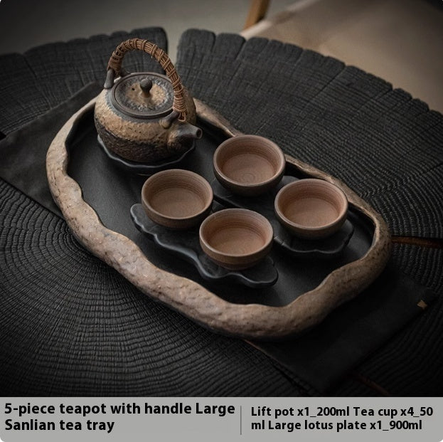 Home High-end Souvenir Teapot Teacup Dry Tea Tray