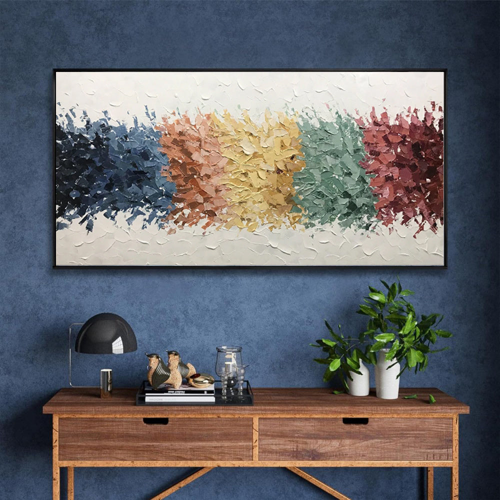 Handmade Abstract Color Oil Painting On Canvas Modern Home Decor Large Texture Poster Wall Art Picture Room Decoration