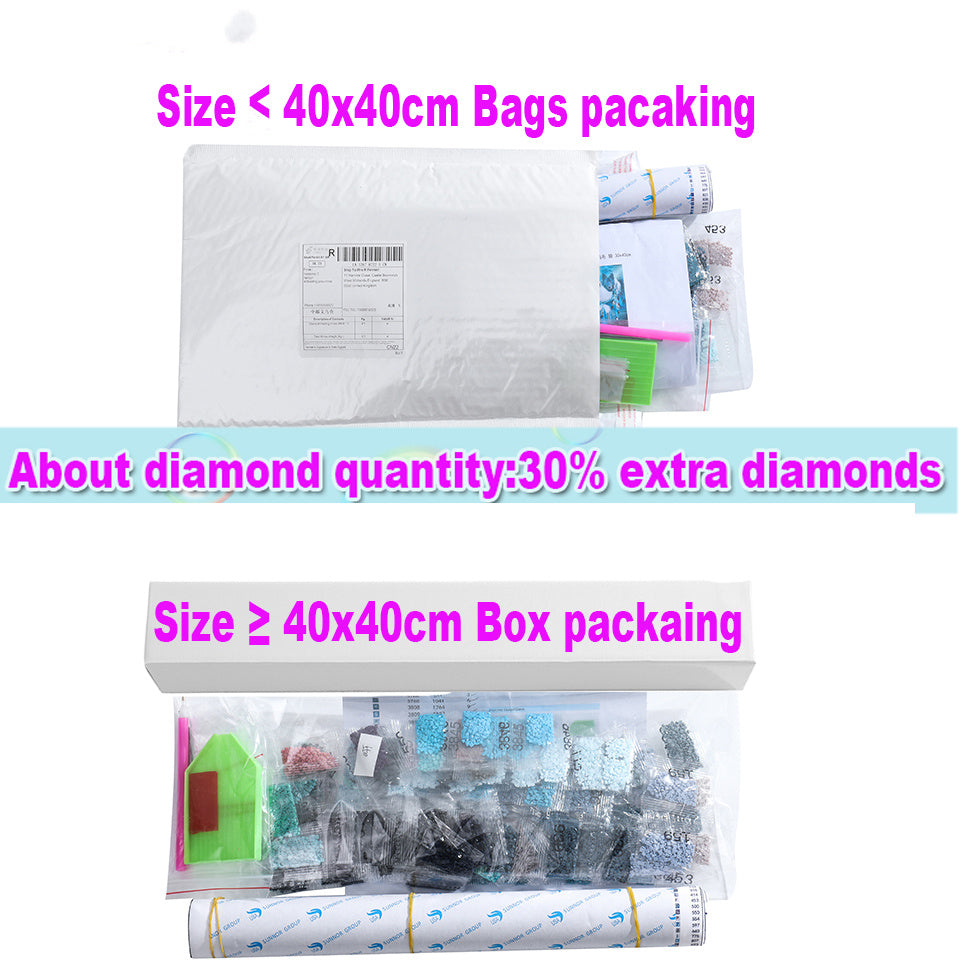 Full Square Diamond Painting Lovers Scream Loud Cross