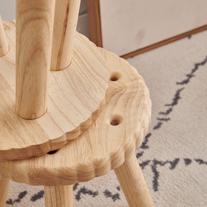 Solid Wood Personal Household Living Room Modern Minimalist Old-fashioned Small Bench