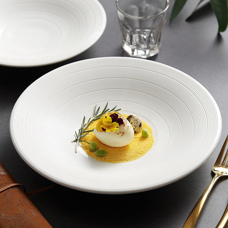 White Household Tableware Bowl Basin