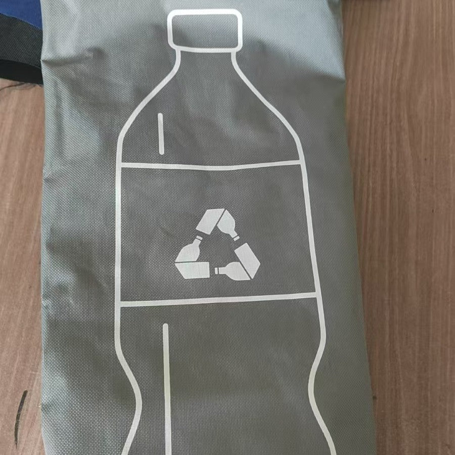 Aluminum Handle Folding Recycling Box American Plastic Bottle Storage Basket