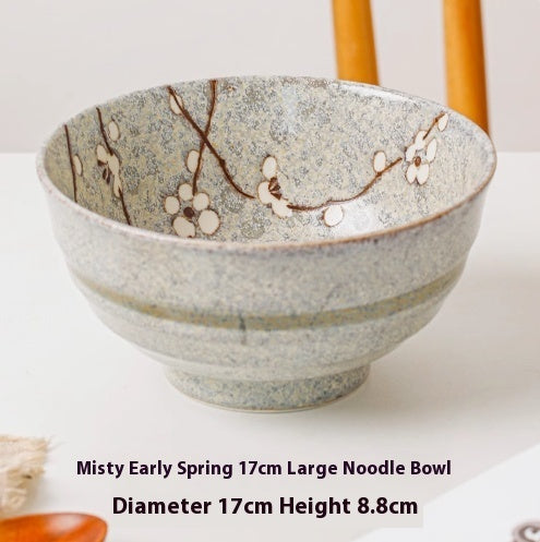 Ceramic Household Lamian Noodles Bowl Antique Tableware Imported From Japan