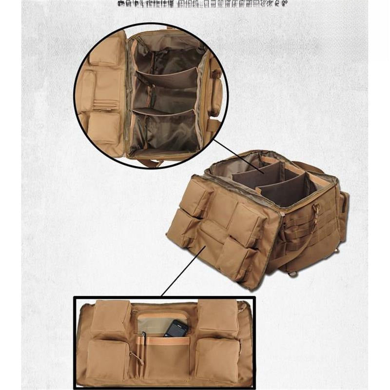 Layered Three-purpose Storage Large Capacity Waterproof Portable Backpack