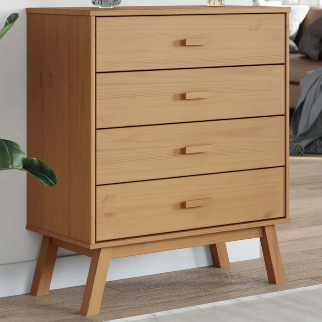 Cassettiera OLDEN, legno massello di pino