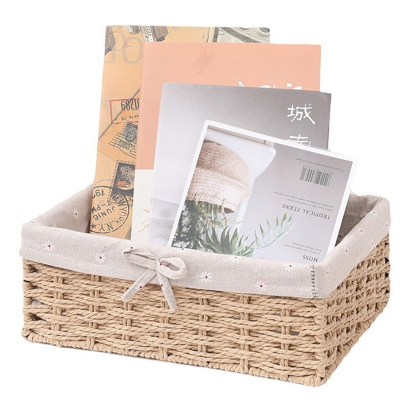 Desktop Key Coffee Table Cosmetics Cloth Storage Box