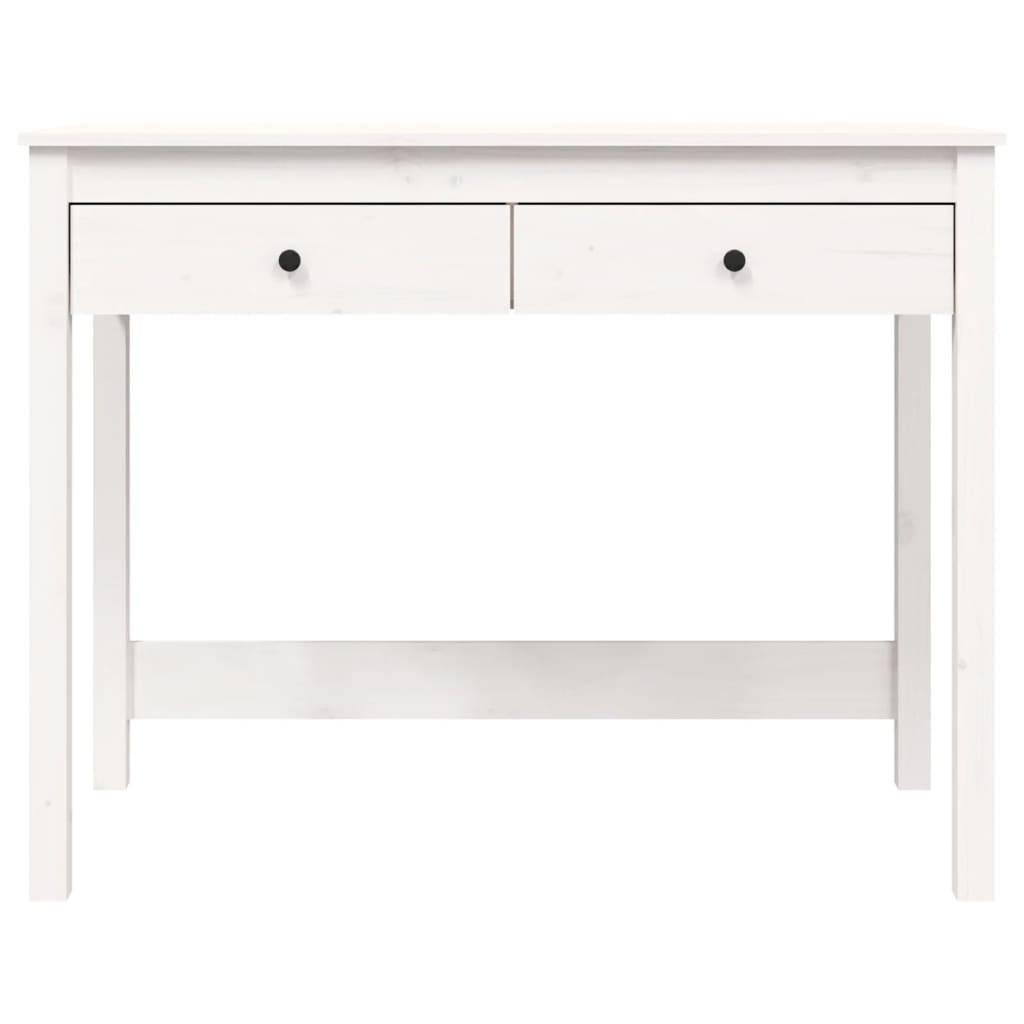 Scrivania con cassetti 100x in legno massello di pino