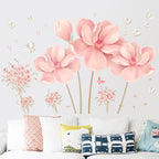 Bedroom Flower Stickers Self-adhesive Wall Sticker Room Decorations