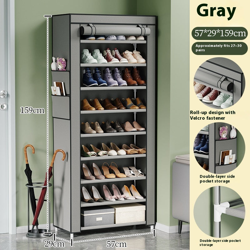 Simple Dustproof Multi-layer Household Storage Shoe Rack