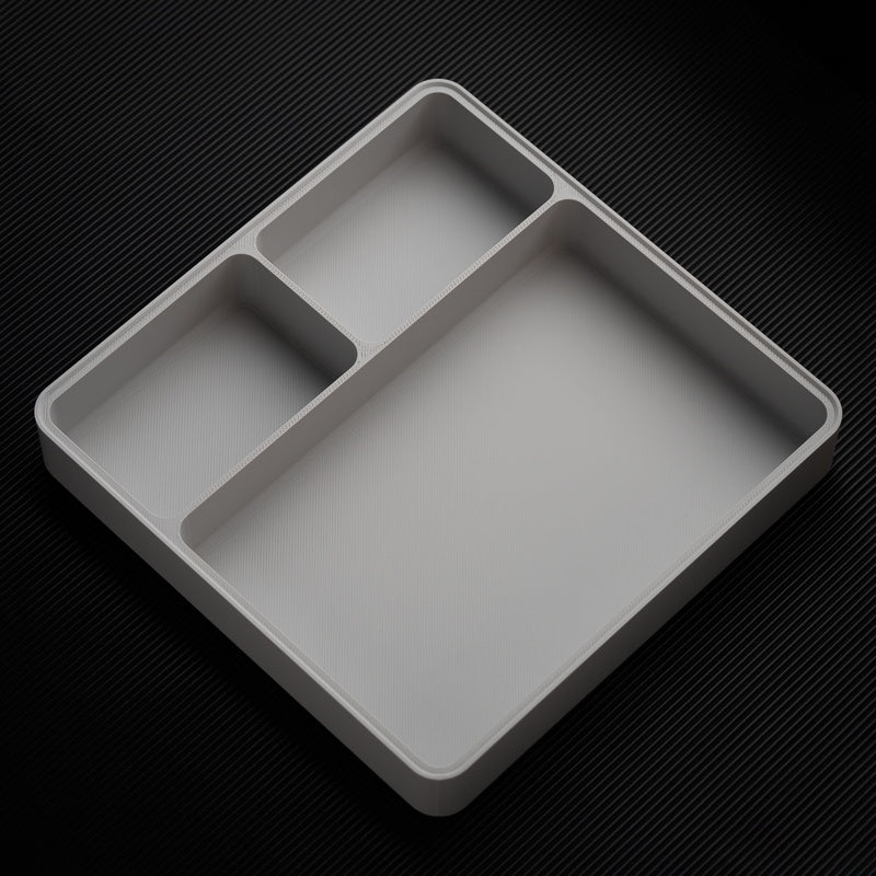 Stacking Dining Tray EDC Desktop Storage Box Tray Workbench Compartment Sundries