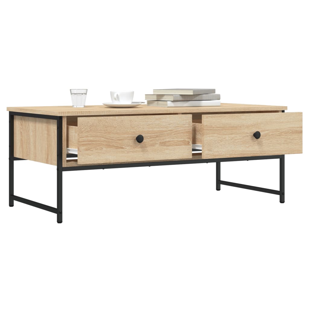 Tavolino da caffè Sonoma Oak 101x49x39,5 cm Tavolino da caffè in materiale a base di legno