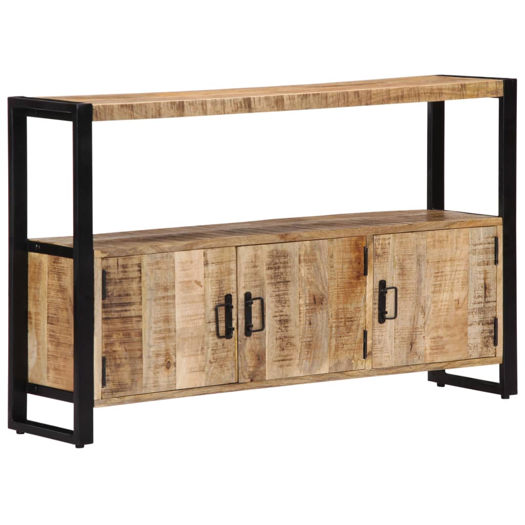 Credenza 120x30x75 cm Legno massello di mango