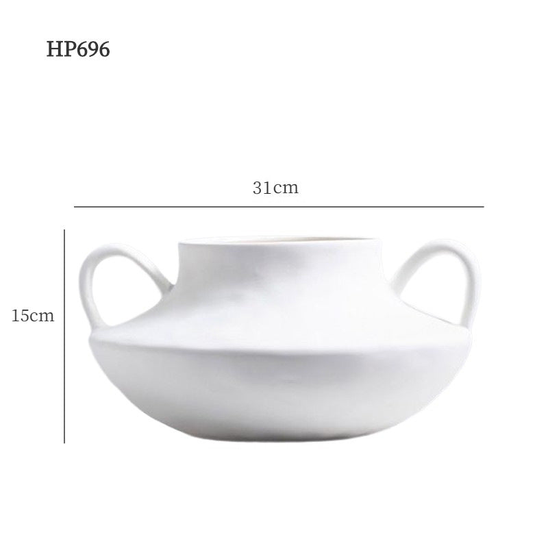 Ceramic Vase Decoration Home Creative Earthen Jar Soft Decoration