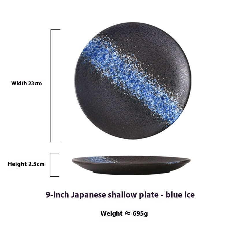 Japanese Household Simple Ceramic Shallow Plate
