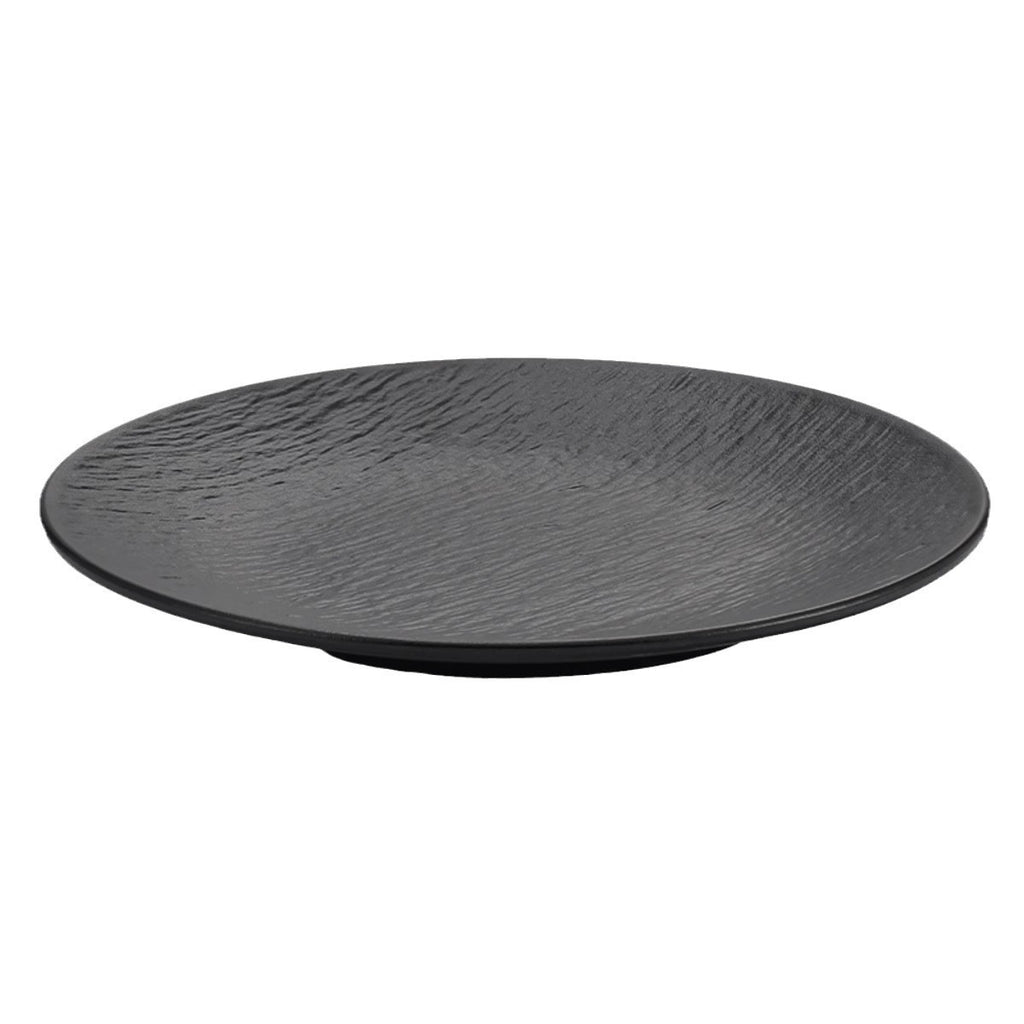 Black Hot Pot Food Plate Barbecue Plate