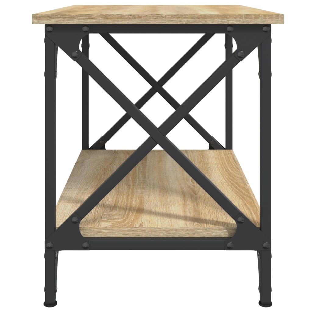 Tavolino laterale Sonoma Oak 55x Materiale a base di legno