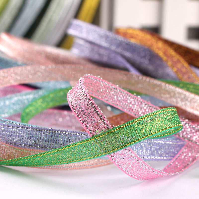 Colored Bands Gift Packaging Bow Ribbon