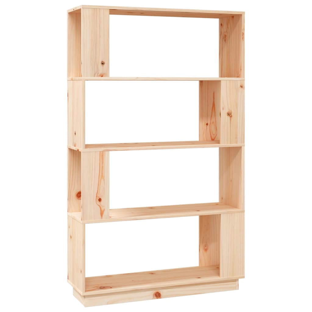 Libreria/divisorio per ambienti 80x in legno massello di pino