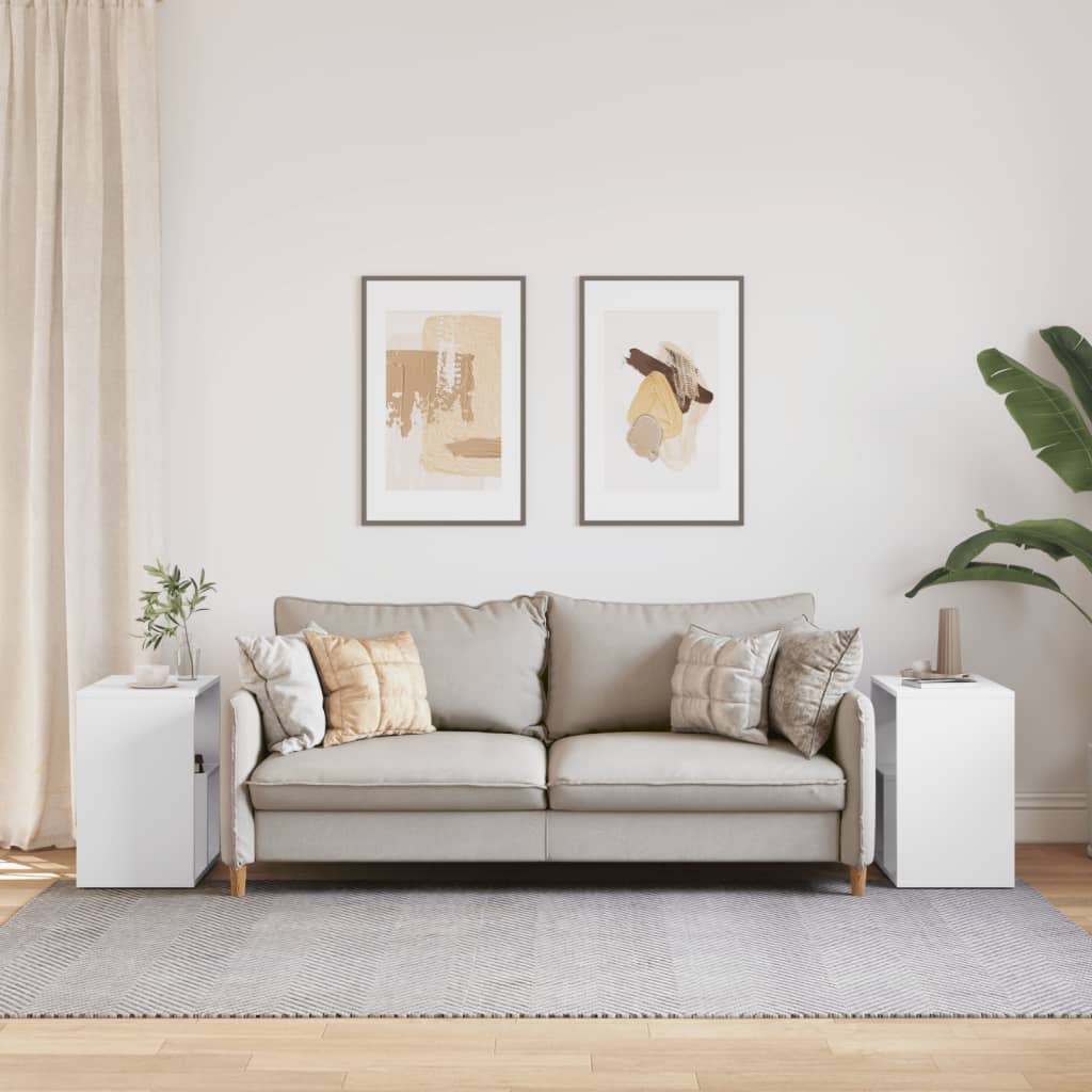 Side Tables 2 pcs. 50x Wood-based material