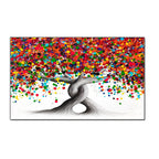 Decorative painting of art pavilion living room