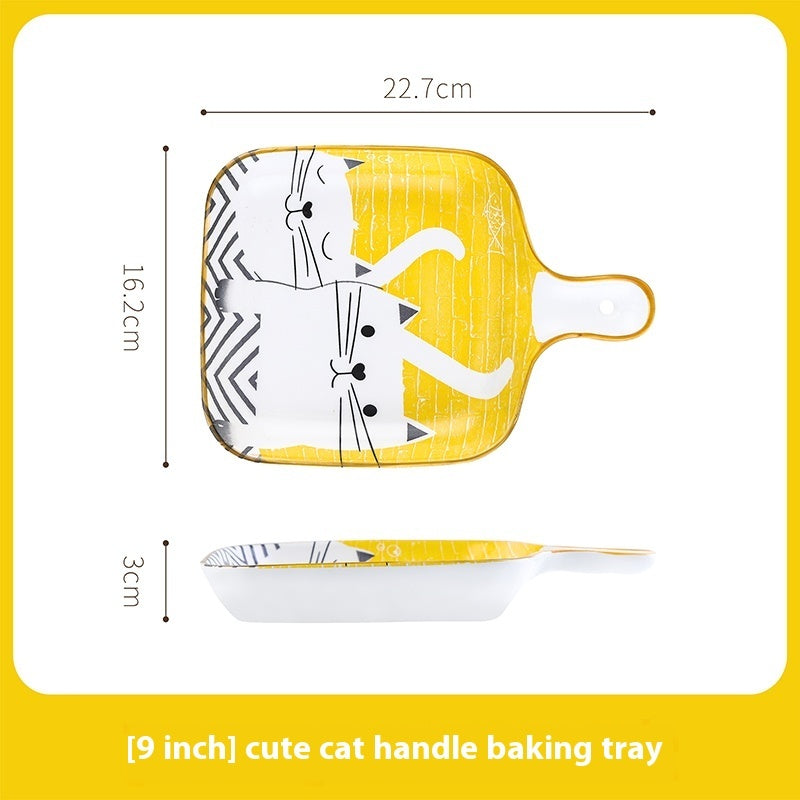 Cartoon And Plates Creative Rice Soup Bowls For Home Baking Dishes Ceramic Tableware