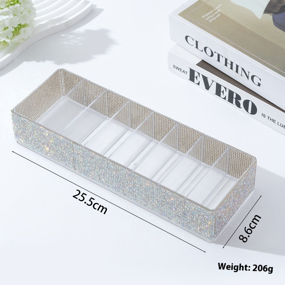 Household 10 Grid Jewelry Storage Box