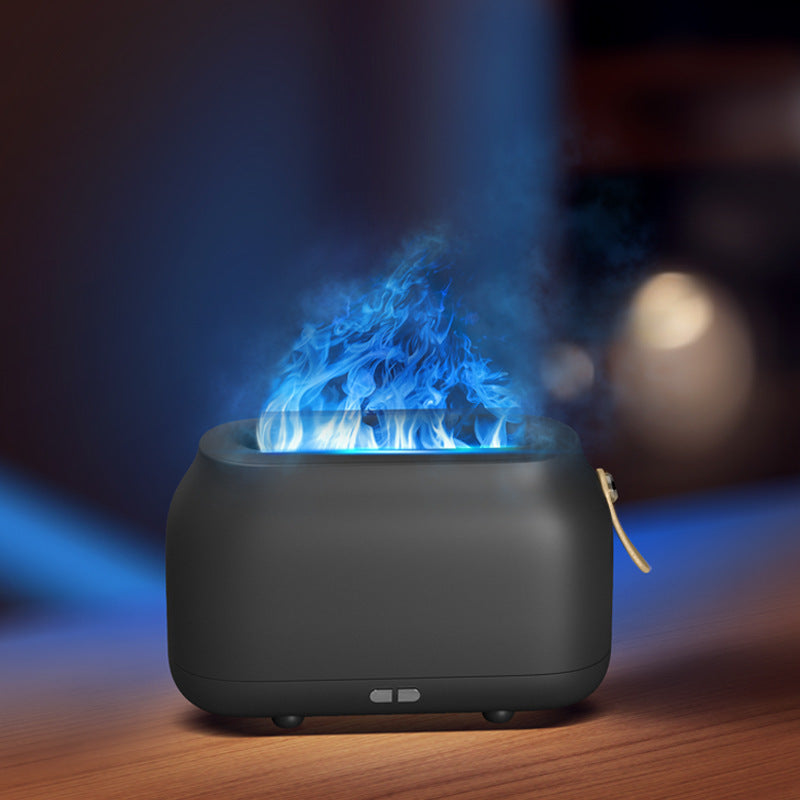 New Nordic-style Simulated Flame Aromatherapy Machine, Humidifier, Bedroom Ambient Light, Air Purifier, Smart Home Gift