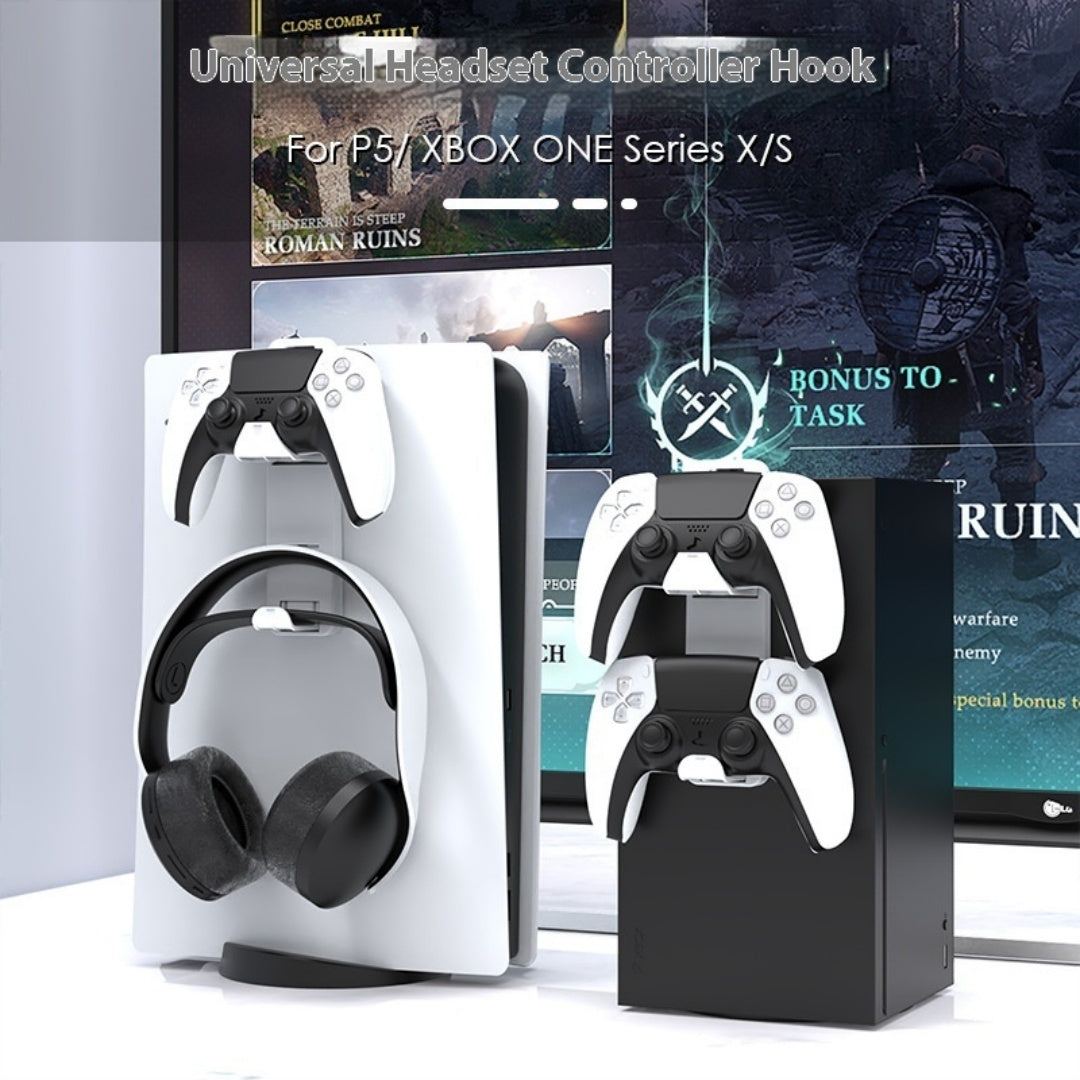 Upright Bracket Gamepad Hook Handle Headset Storage Rack