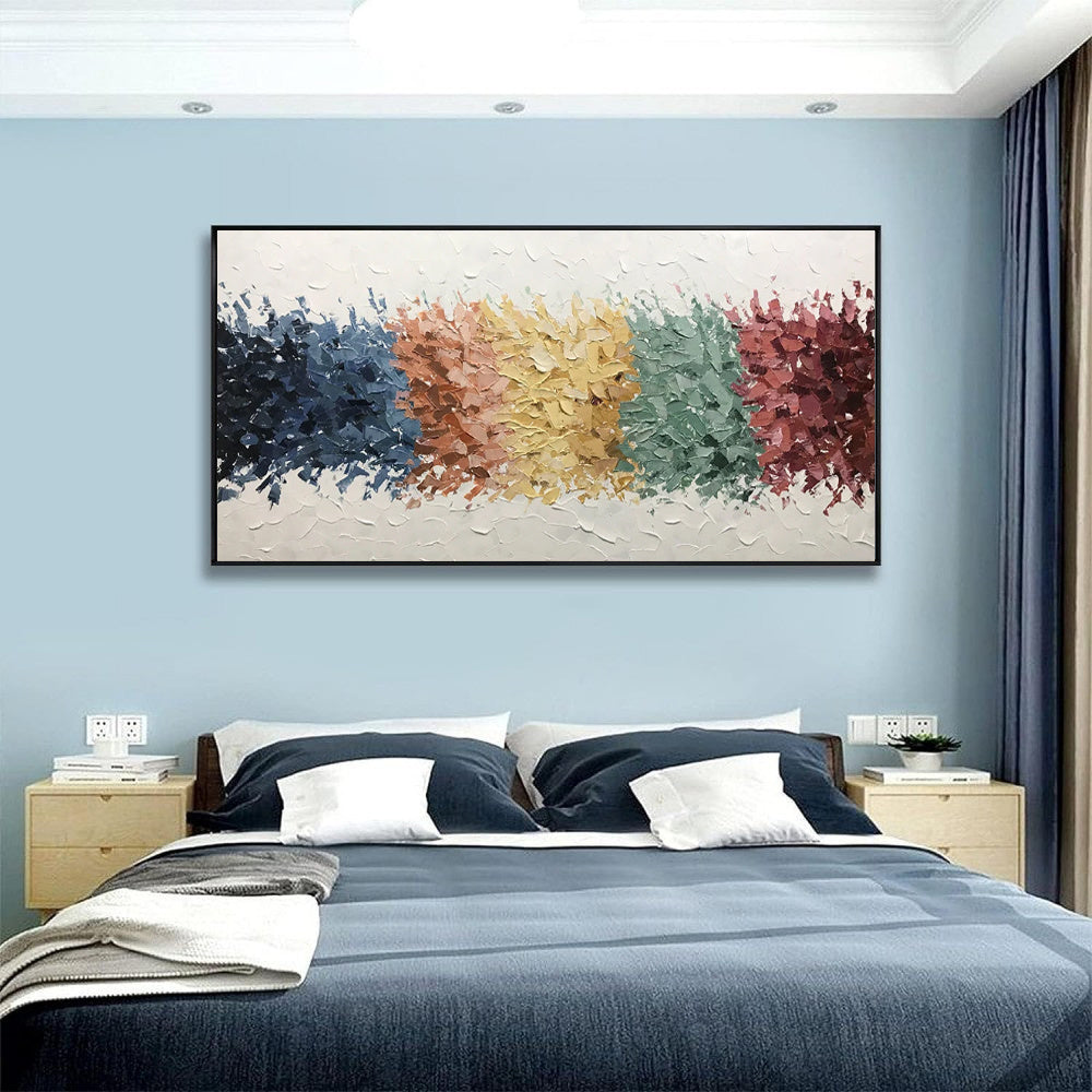 Handmade Abstract Color Oil Painting On Canvas Modern Home Decor Large Texture Poster Wall Art Picture Room Decoration