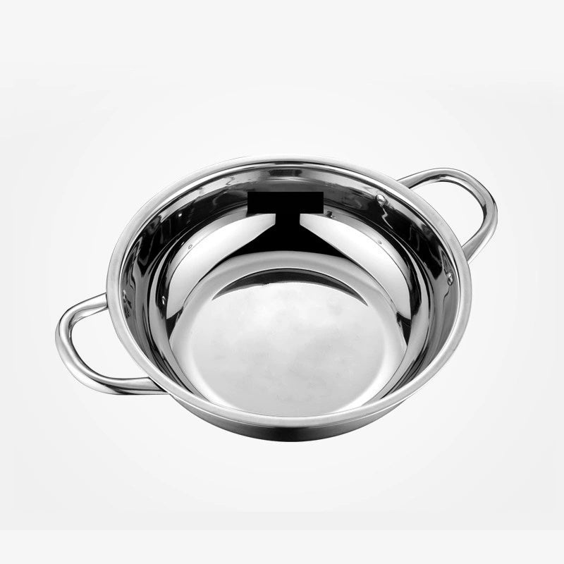 Stainless steel two-flavor mandarin duck pot