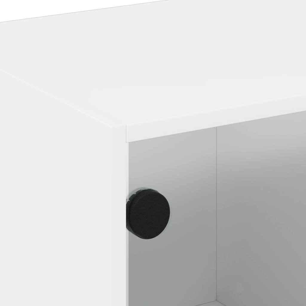 Tavolino con ante in vetro 68x