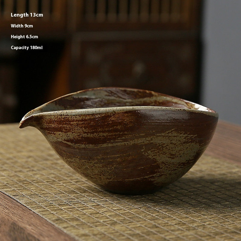 Tea Set For Making Matcha With Coarse Pottery