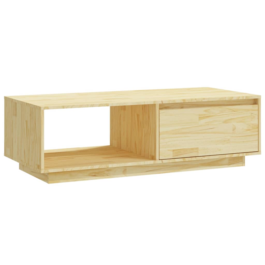 Tavolino da caffè 110x50x33,5 cm Legno massello di pino