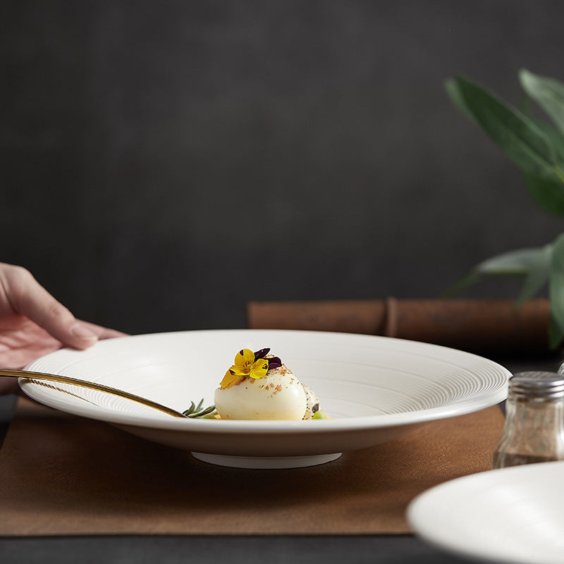 White Household Tableware Bowl Basin