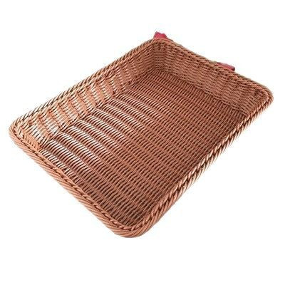 Supermarket Snacks Storage Plastic Woven Basket