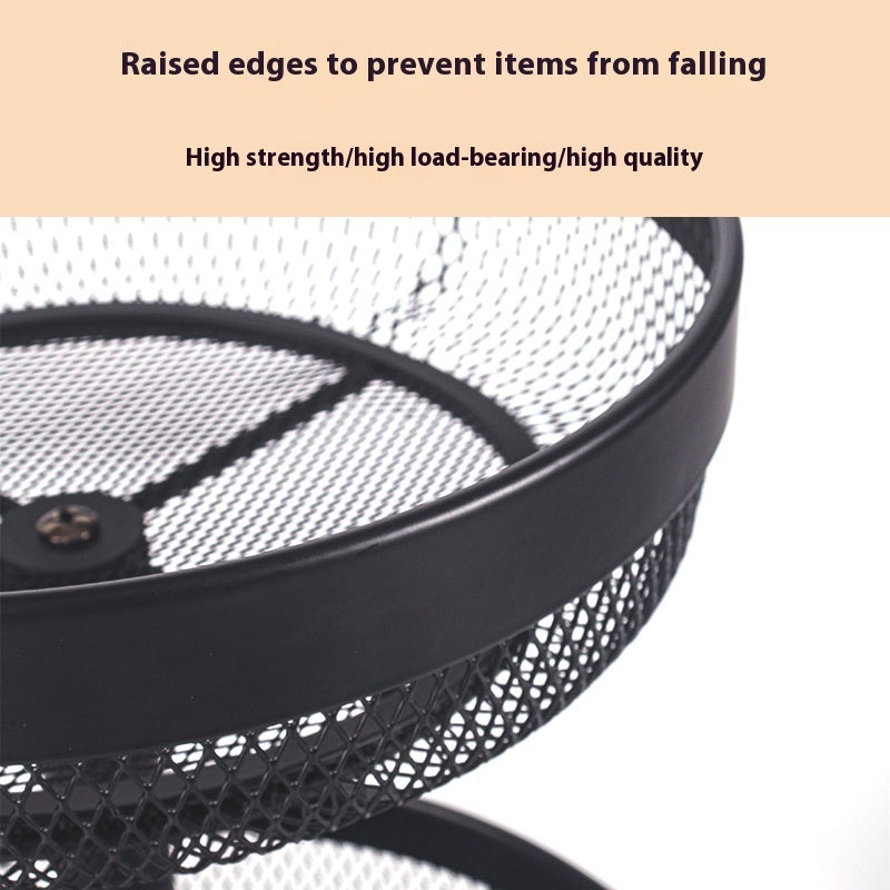 Fashion Personality Iron Desktop Storage Basket