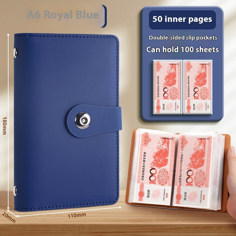 Saving Book Can Be Put Only Cash Storage Wallet Storage Bag