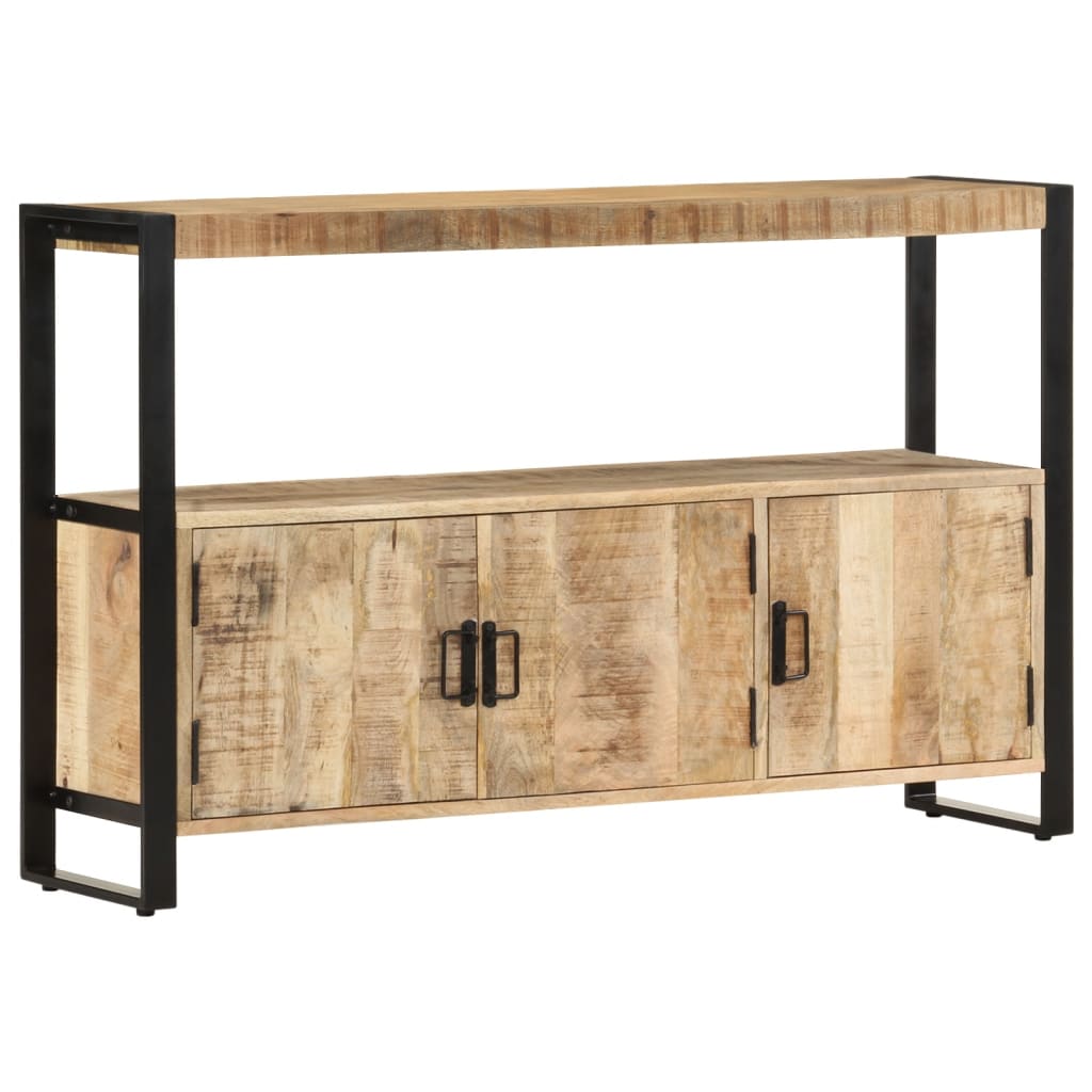 Credenza 120x30x75 cm Legno massello di mango
