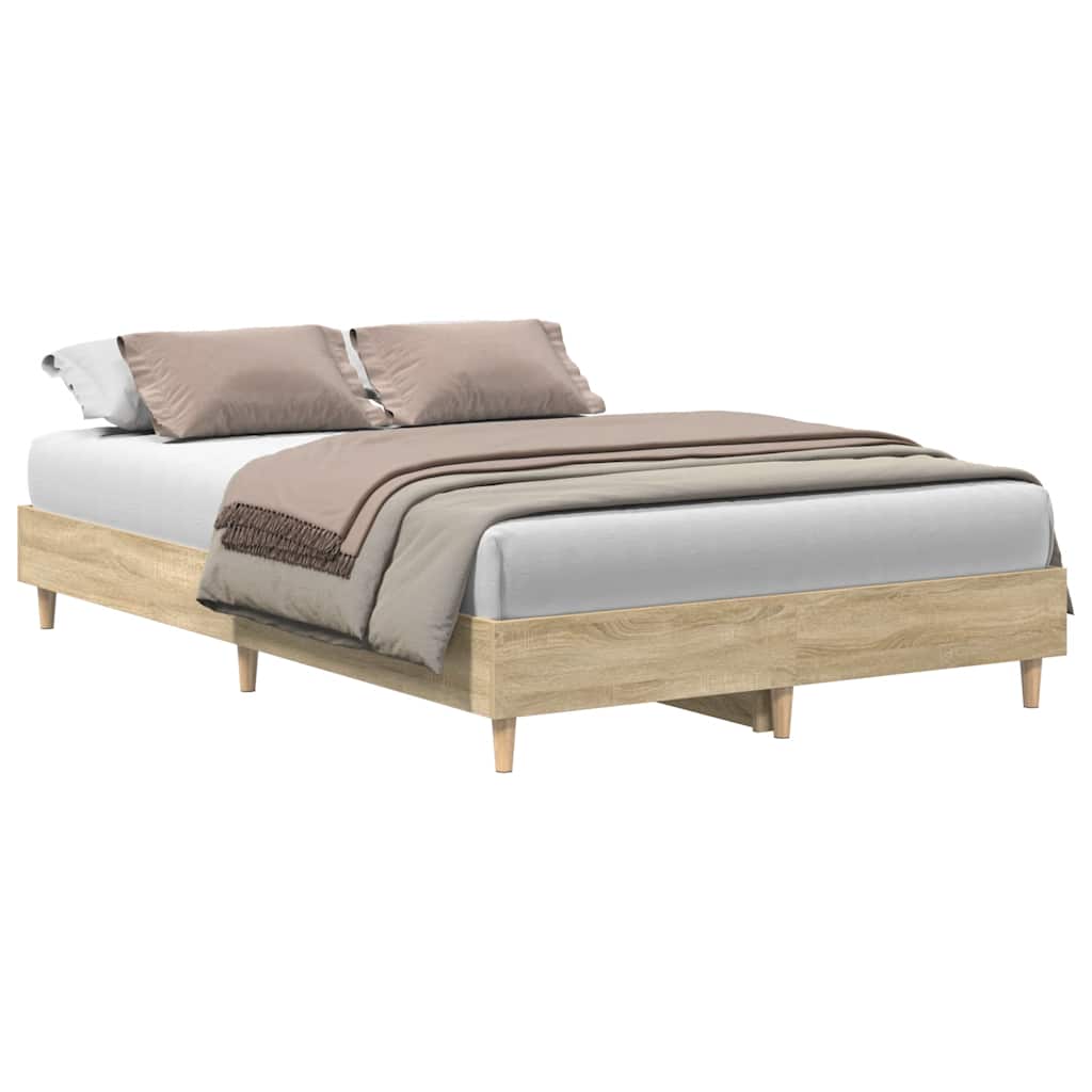 struttura letto senza materasso struttura letto in legno composito di rovere Sonoma