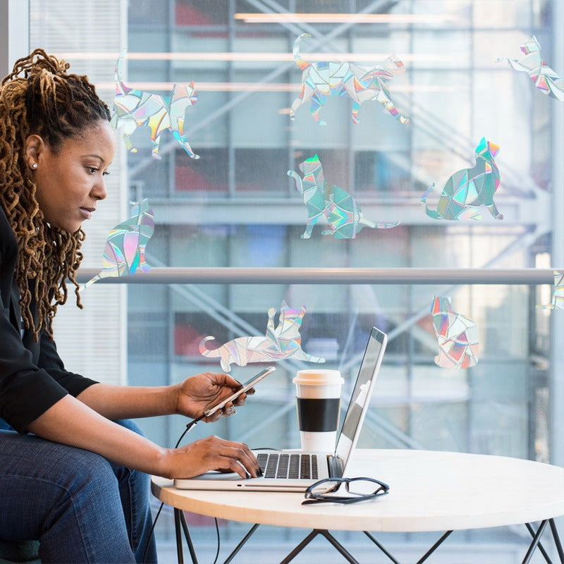 Non-adhesive Static Window Film 3d Glass Film Paper-cut For Window Decoration